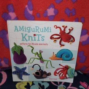 Amigurumi Knits patterns for 20 cute mini Knits, knitting book